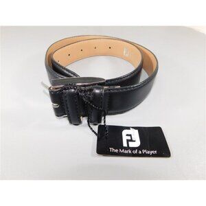 7/969  FJ Genuine Leather Belt Black 32 in / 81cm